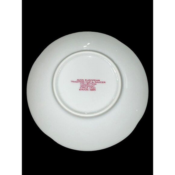 1985 Avon Tradition Cup and Saucer Collection Germany Circa 1700 - Picture 7 of 13